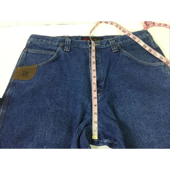 Riggs Dura Shield Mens Carpenter Jeans 38X32 Blue denim Straight legs workwear - Picture 7 of 12
